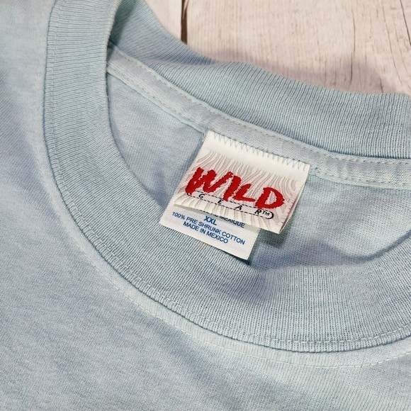 Wild Gear Mote Aquarium All Over Shark Graphic Tee T Shirt Men's XXL Jaws Turtle - Picture 6 of 10